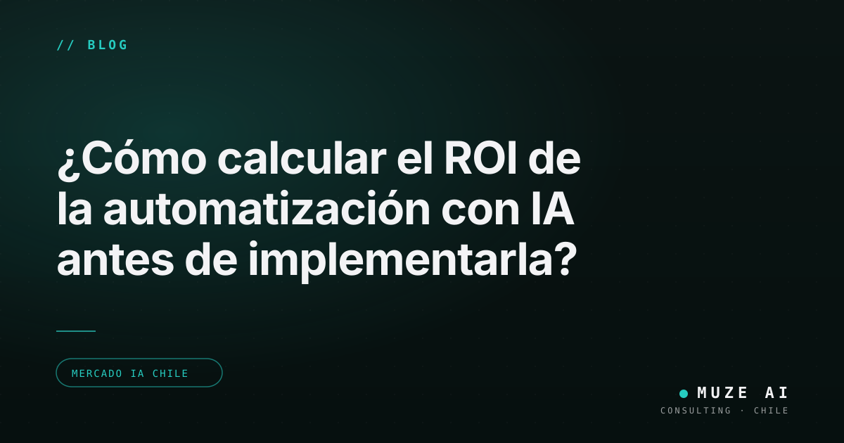 ¿Cómo calcular el ROI de la automatización con IA antes de ...