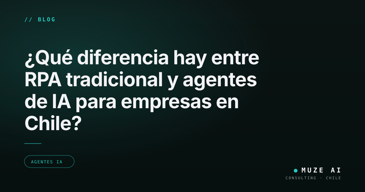 ¿Qué diferencia hay entre RPA tradicional y agentes de IA para empresas ...